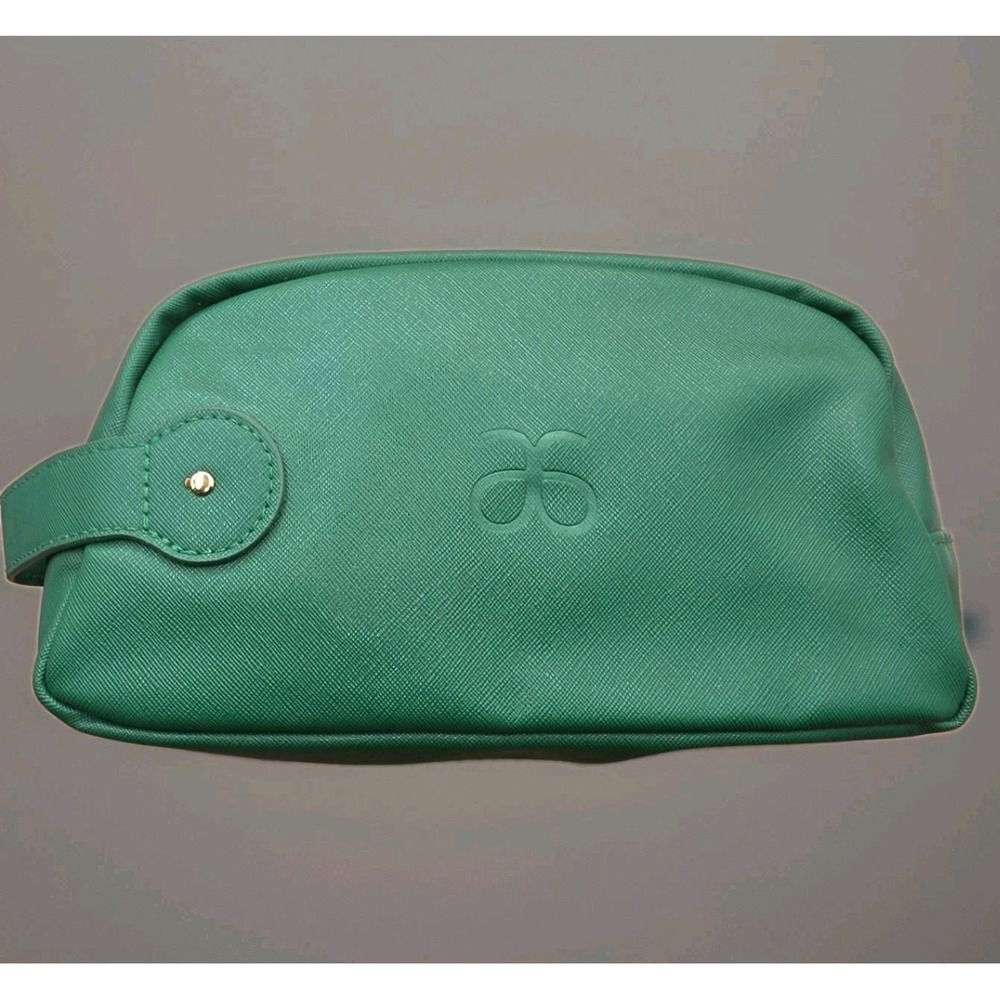 Arbonne Green Faux Leather Toiletries Bag Travel Unisex Travel Makeup